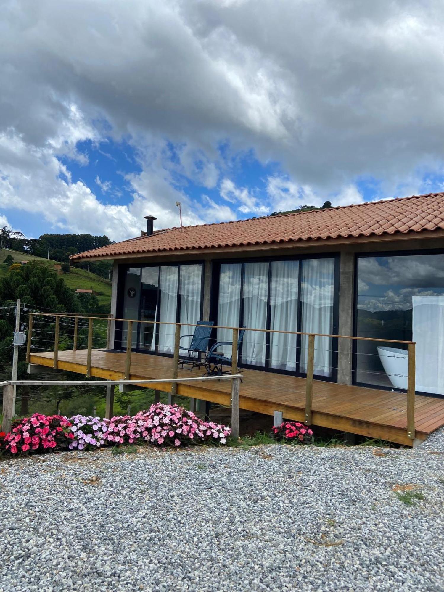 Willa Chale Oliva E Chale Salvia, Charmosos E Com Vista Da Mantiqueira Gonçalves Zewnętrze zdjęcie