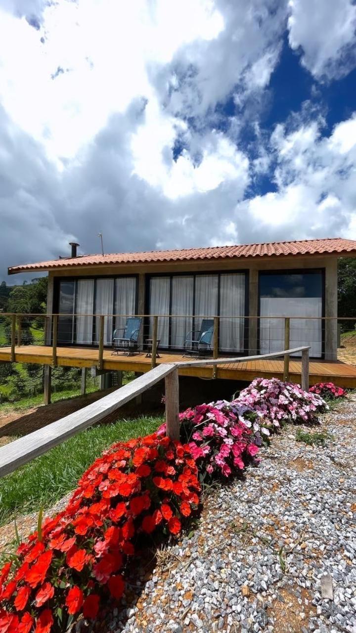 Willa Chale Oliva E Chale Salvia, Charmosos E Com Vista Da Mantiqueira Gonçalves Zewnętrze zdjęcie